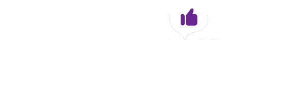 Review Binge logo in White